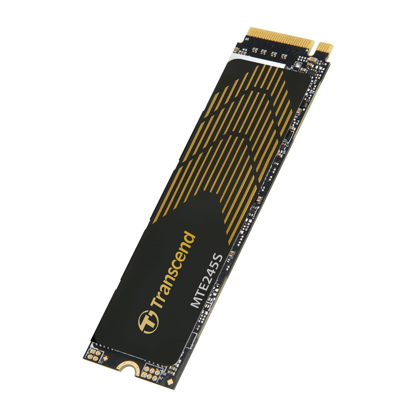 Transcend M.2 2280 PCIe Gen4x4 SSD, with Graphene Heatsink, Singel Sided, 3D TLC, MVMe Internal Gaming SSD, Up to 3,200/1,400 MB/s - (TS-MTE245S)