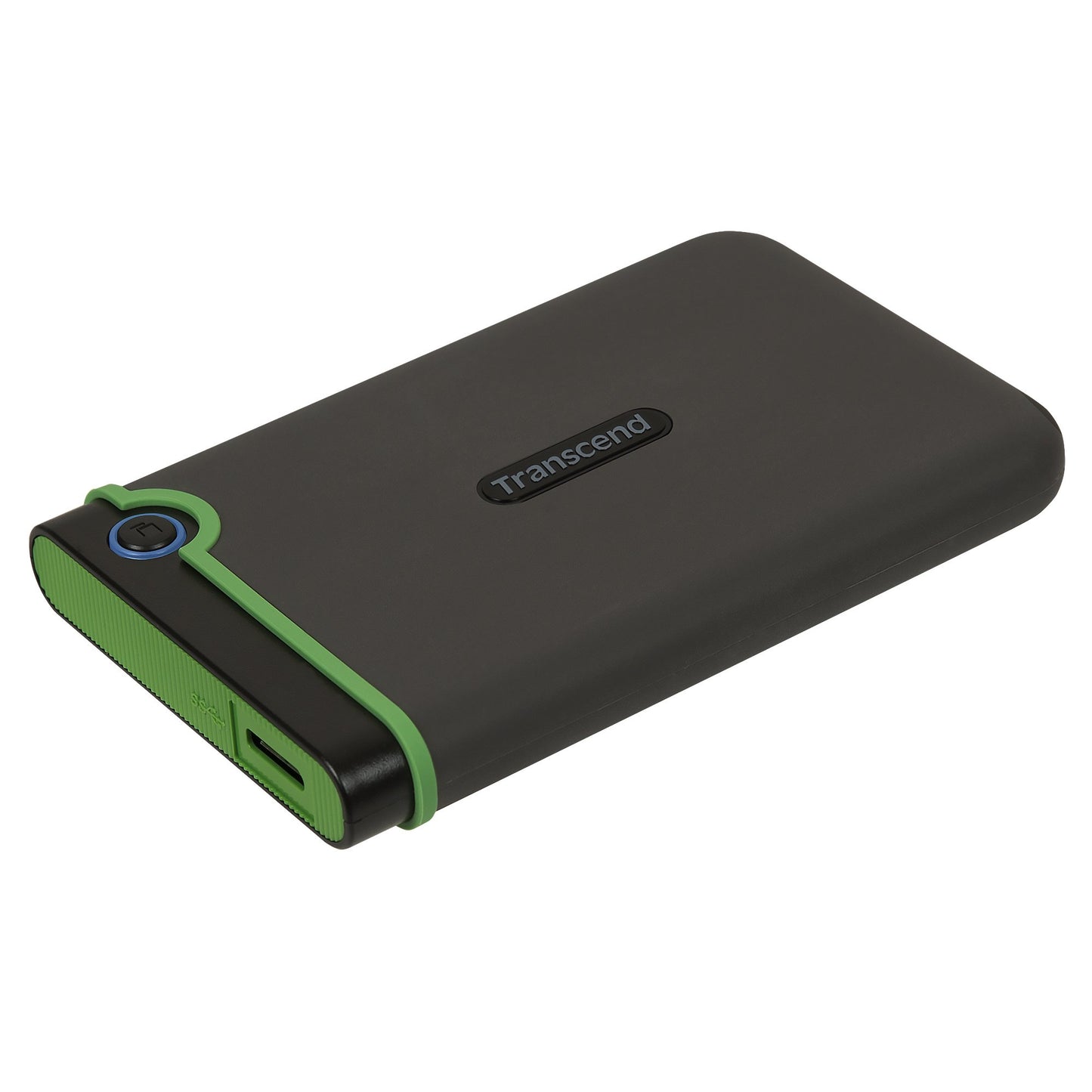 Transcend Rugged External Hard Drive, for PS4, PC, Mac, Desktop, Laptop, Xbox One, Xbox 360, USB3.1Gen1 (5Gbps) Type-C Portable HDD, One Touch Auto-Backup Button, Anti-Shock Resistant (TS-SJ25M3)