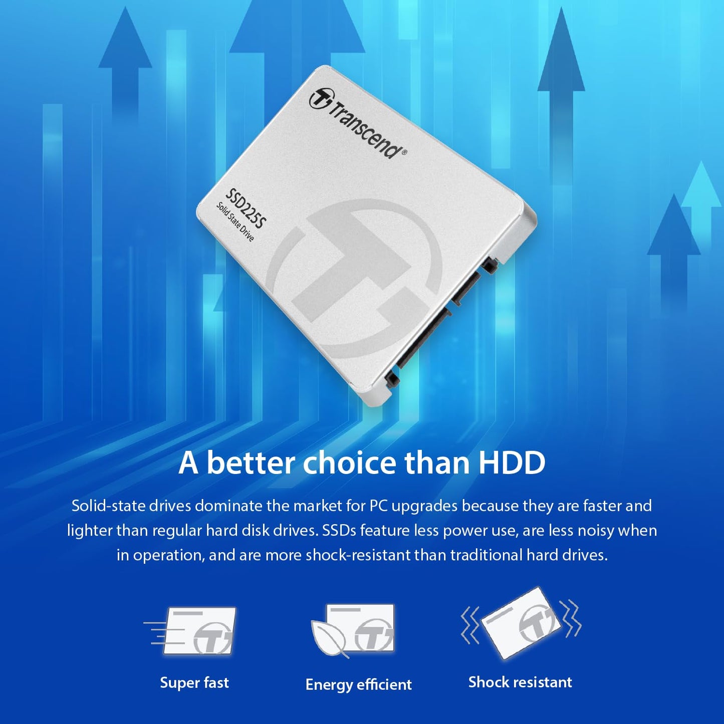 Transcend SSD225S SATA 6Gb/s 2.5-inch SSD Solid State Disk (TS-SSD225S)