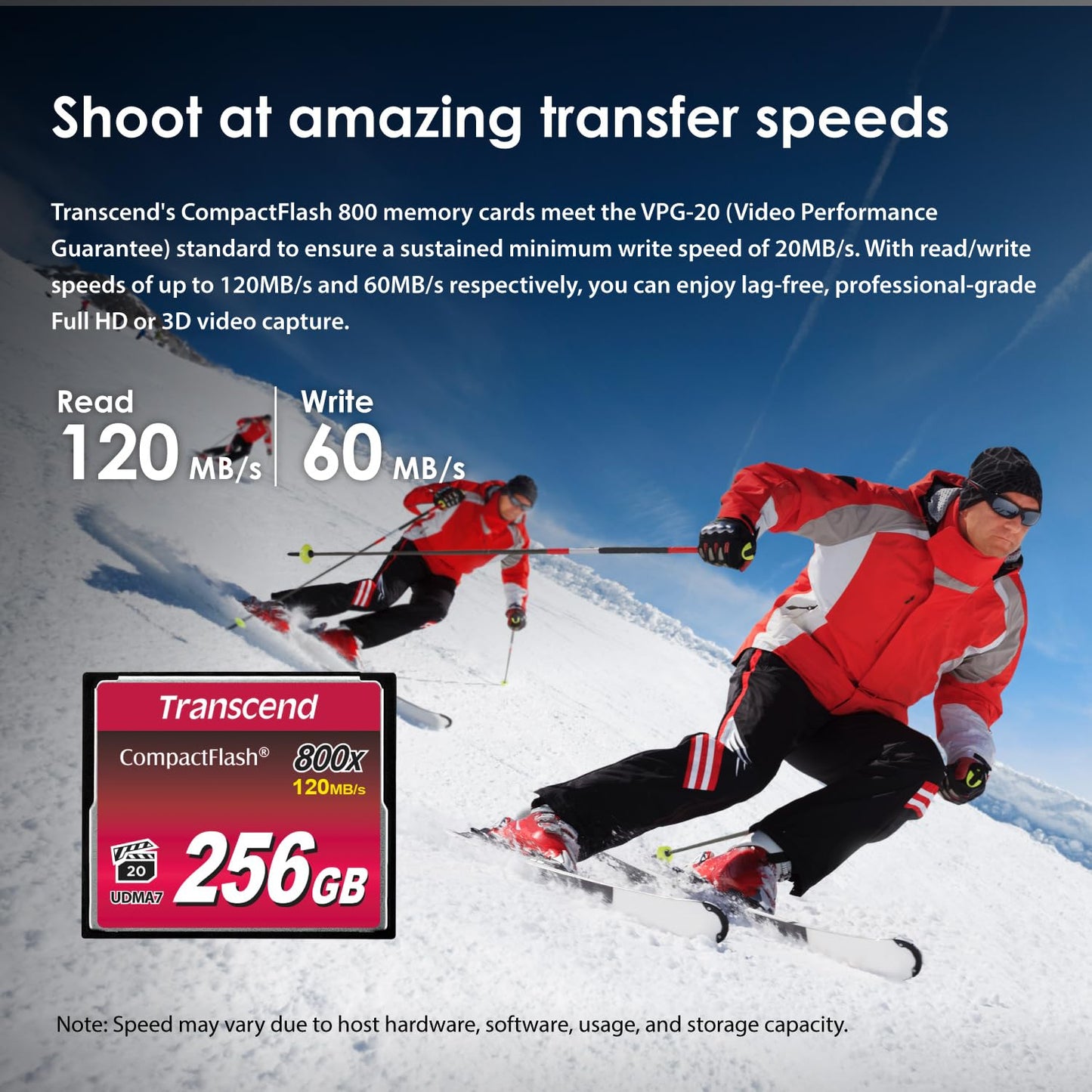 Transcend 800X Compact Flash Card (TS-CF800)