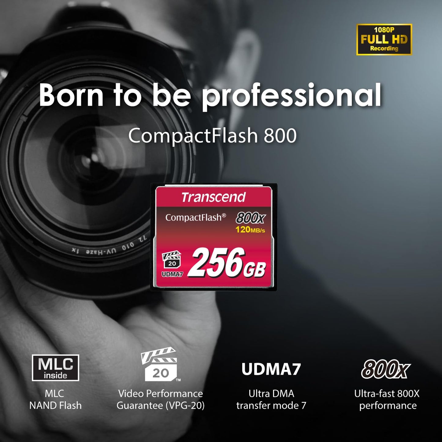 Transcend 800X Compact Flash Card (TS-CF800)