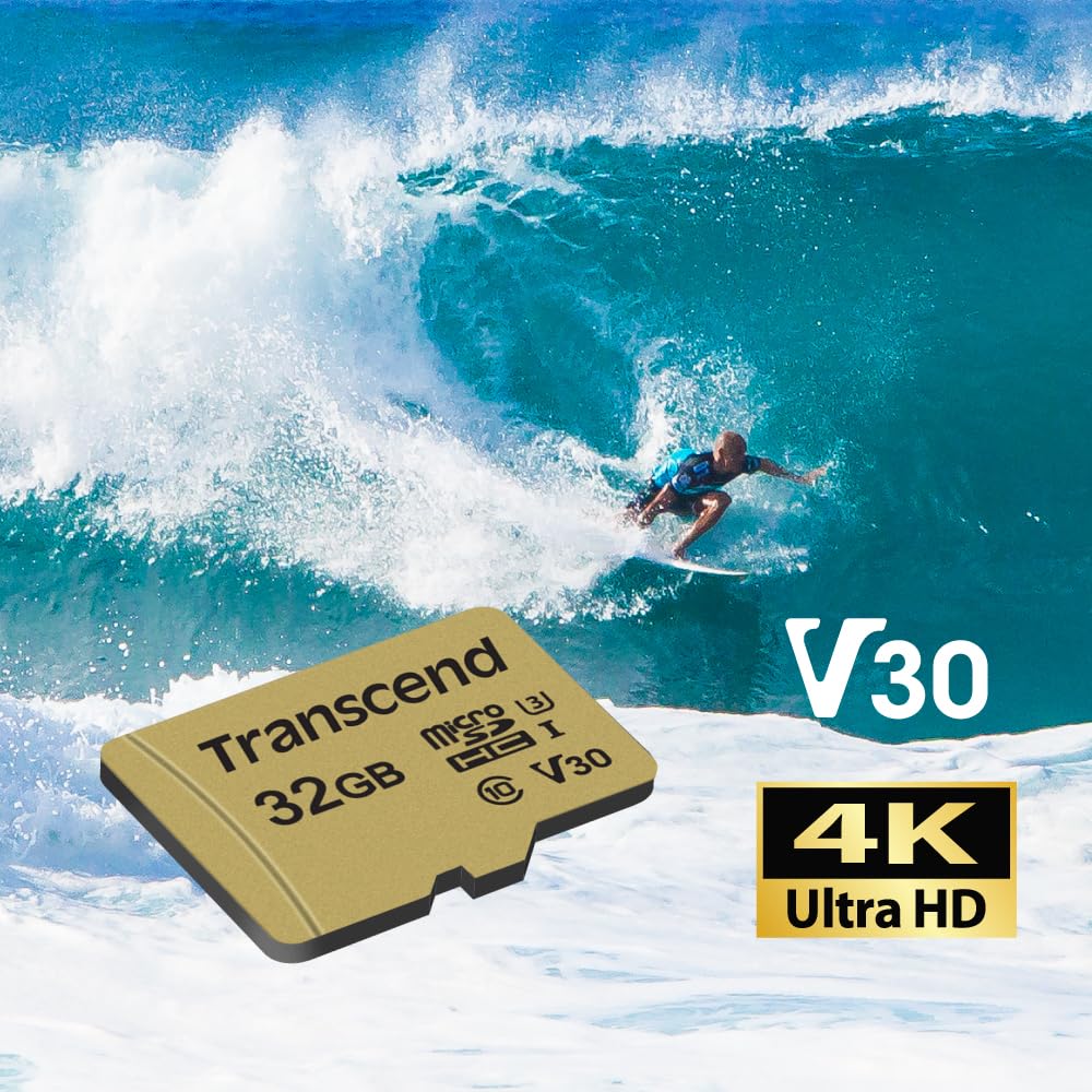 Transcend UHS-I U3 microSD with Adapte, MLC, Read 95MB/s Write 60MB/s (TS-USD500S)