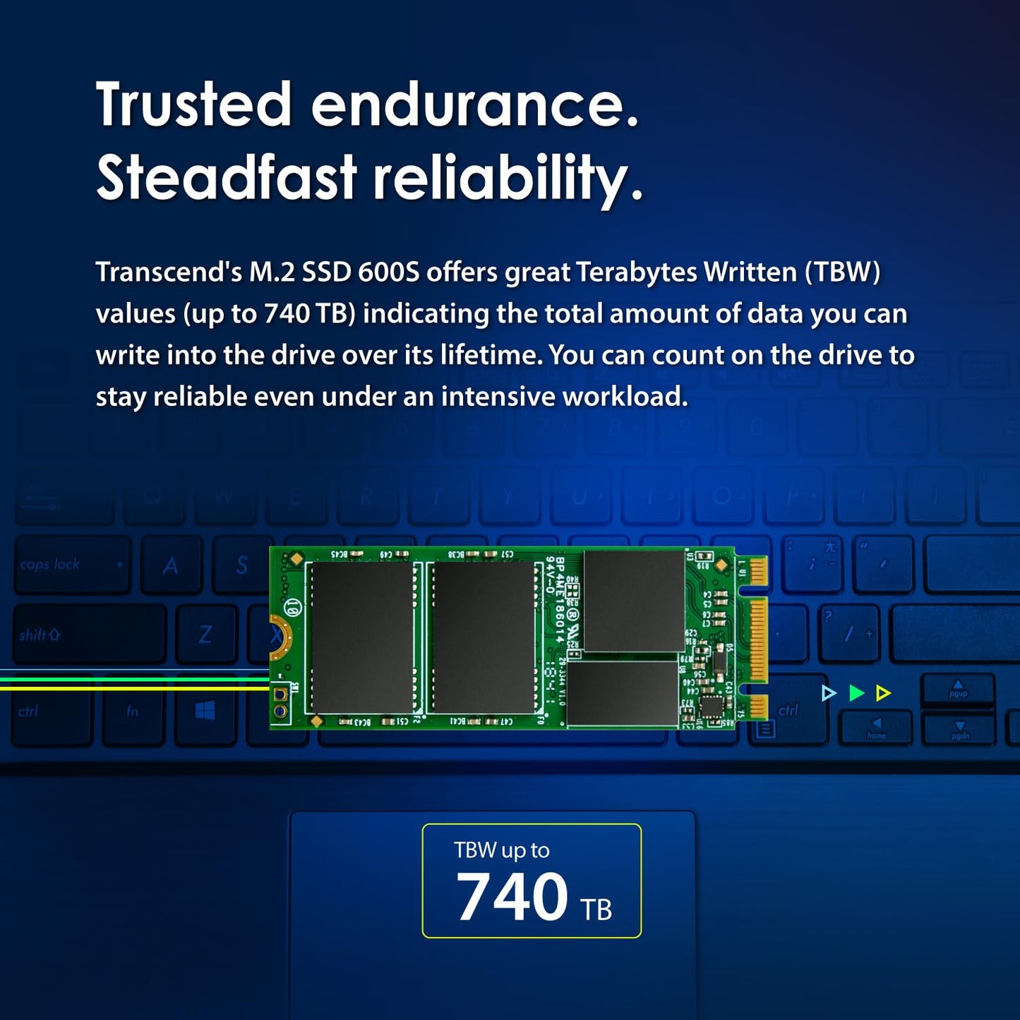 Transcend SATA III 6Gb/s MTS600S 60 mm M.2 SSD 600S Solid State Drive (TS-MTS600S)