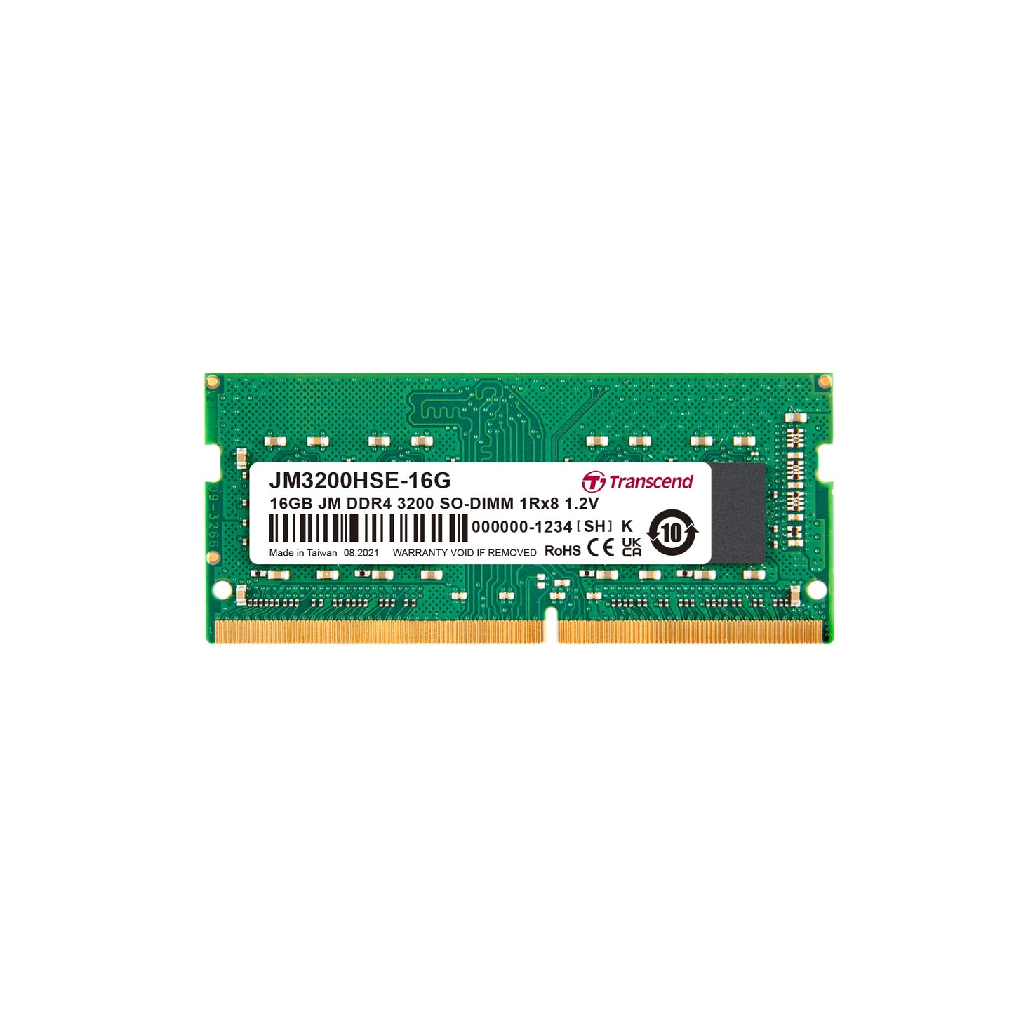 Transcend JM DDR4 3200Mhz SO-DIMM 1Rx8 CL22 1.2V (JM3200HSE)