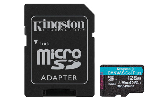 Kingston Canvas Go Plus microSD Card | Up to 200MB/s | Class 10, UHS-I, U3, V30, A2 (SDCG4)