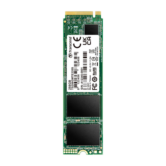 Transcend Nvme PCIe Gen3 X4 3, 500 MB/S 220S 80mm M.2 Solid State Drive (TS-MTE220S)