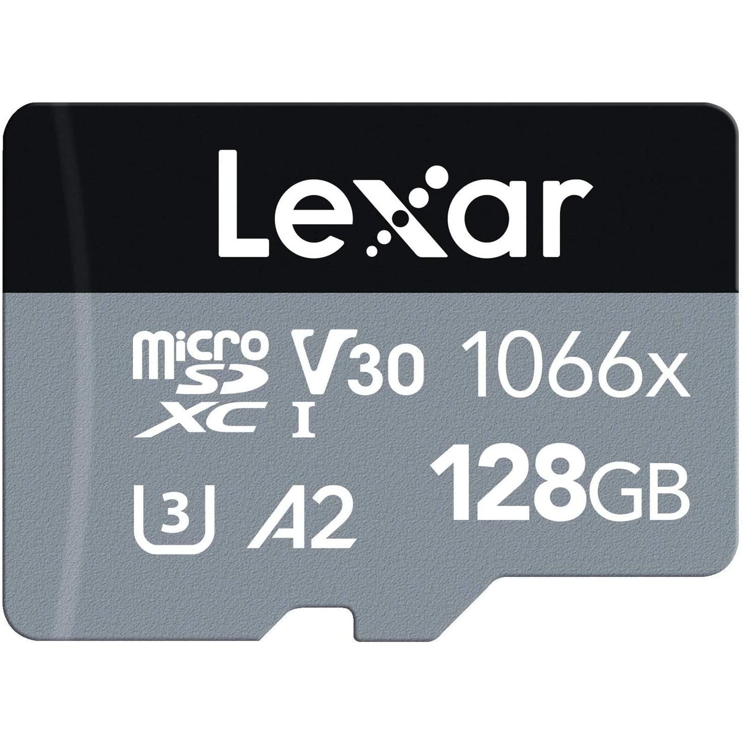 Lexar Professional 1066x microSDXC UHS-I Card w/SD Adapter Silver Series, Up to 160MB/s Read (LMS1066-BNANG)