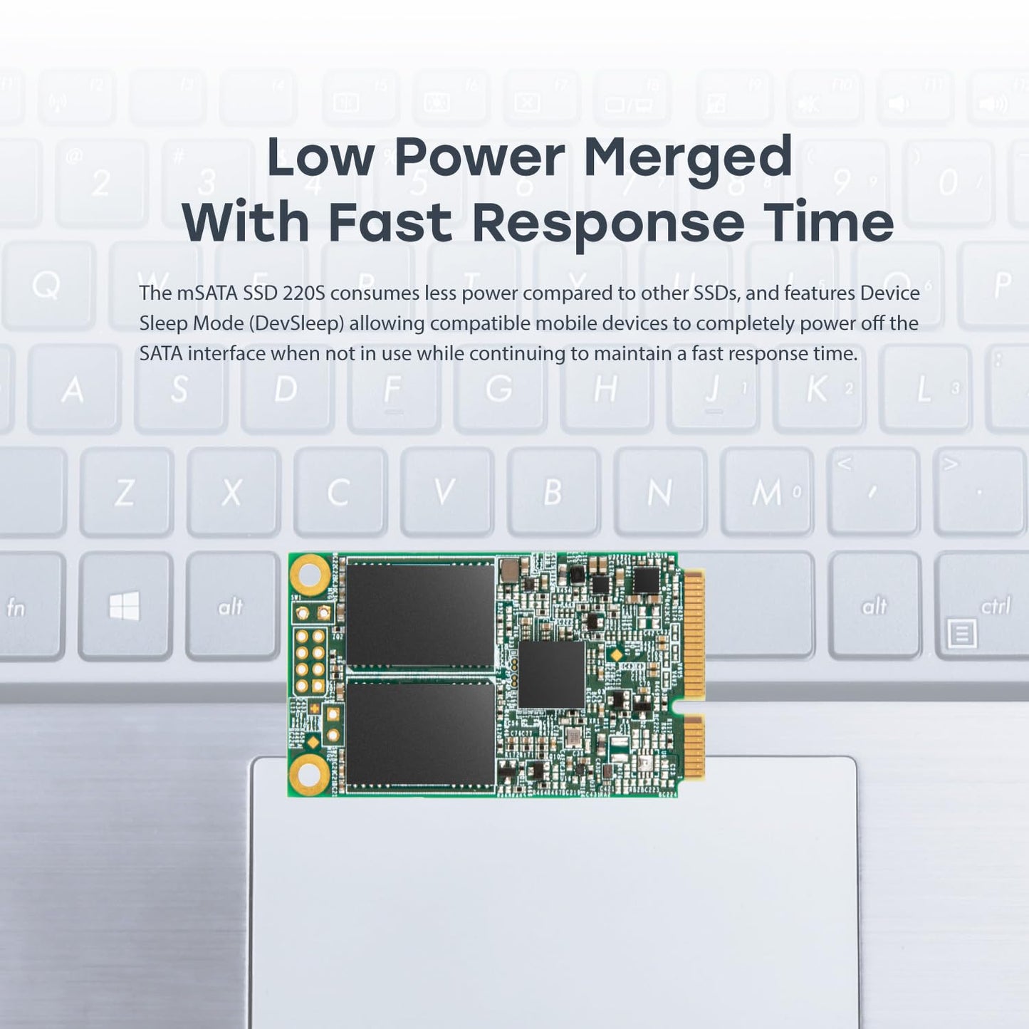 Transcend SSD mSATA 3D NAND, SATA3 (TS-MSA220S)
