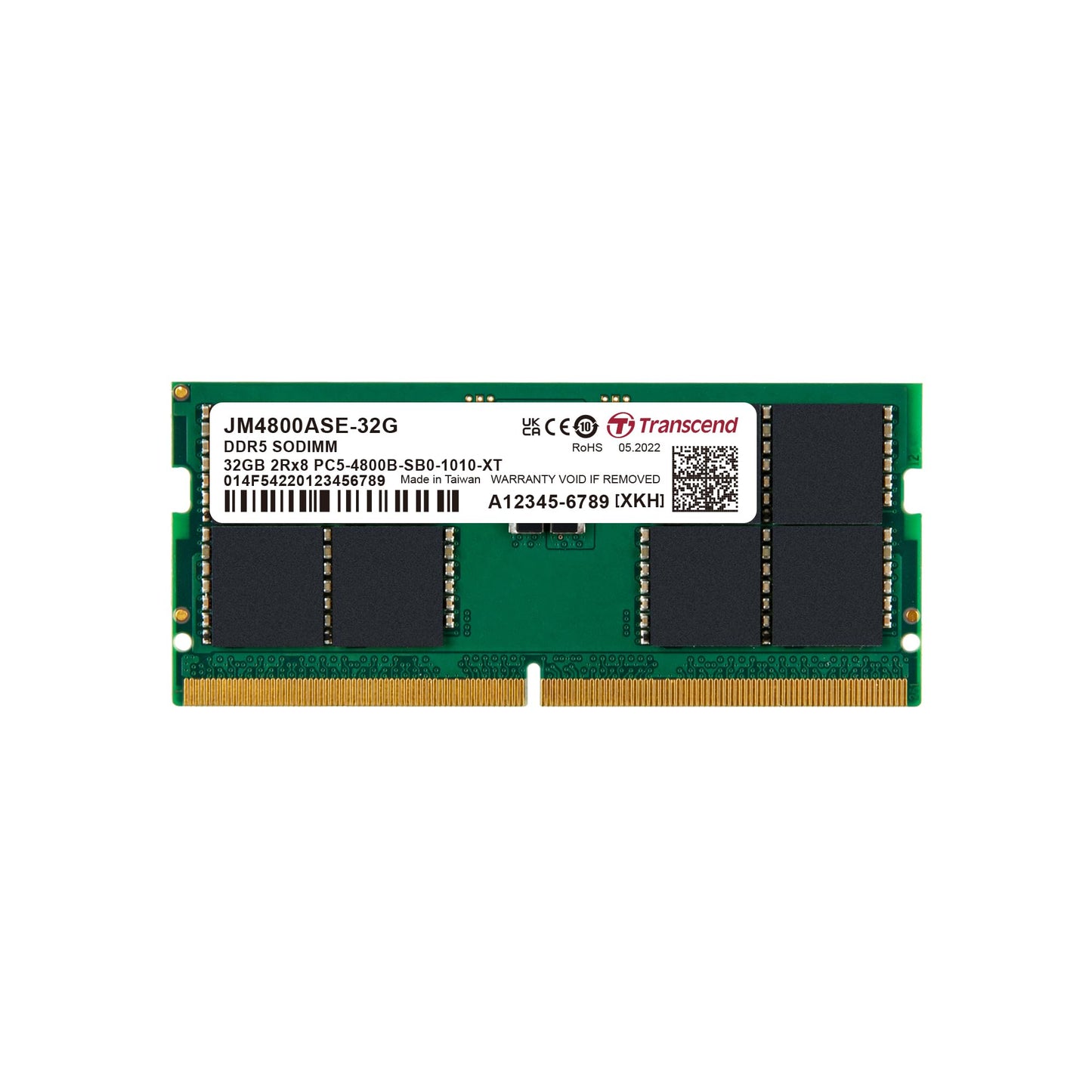 Transcend SO-DIMM Memory Module DDR5 4800MHz - JM4800ASE