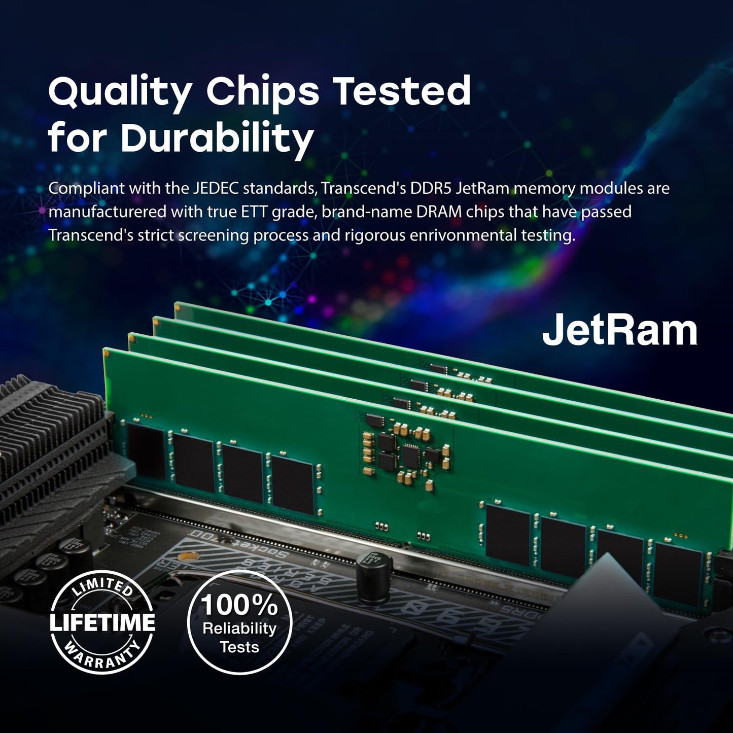 Transcend SO-DIMM Memory Module DDR5 4800MHz - JM4800ASE
