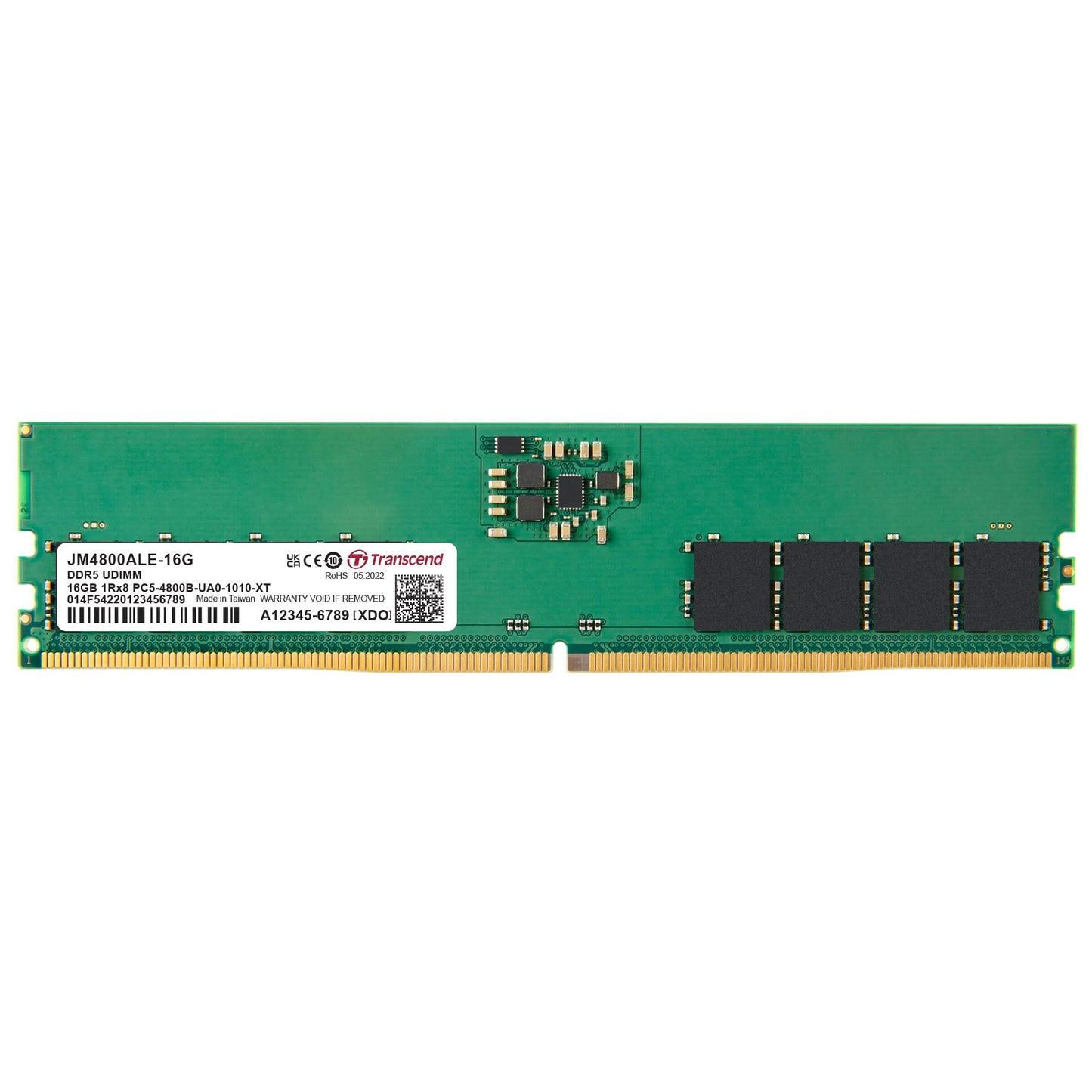 Transcend Long-DIMM Memory Module DDR5 4800MHz - (JM4800ALE)