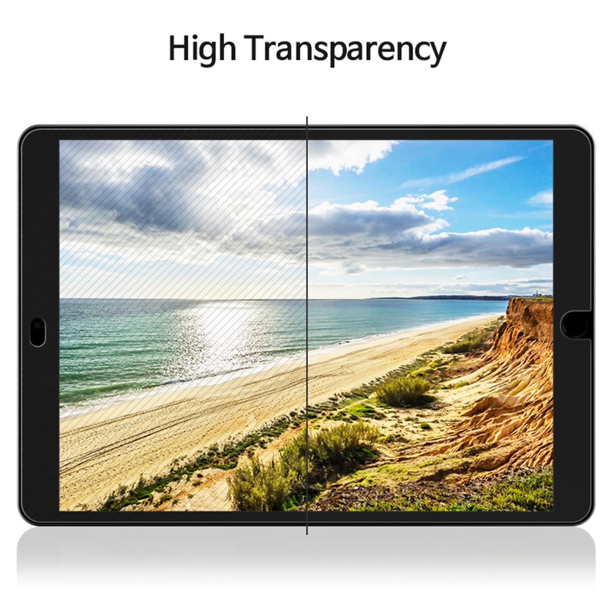 Sview 2way Privacy Screen Protector for iPad 10 (2018-2023) - Anti-Spy, Anti Blue Light, Anti-Scratch, Anti UV Privacy Filter (SPFHC2)