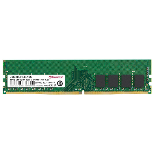 Transcend JM DDR4 3200Mhz U-DIMM 1Rx8 CL22 1.2V (JM3200HLE)