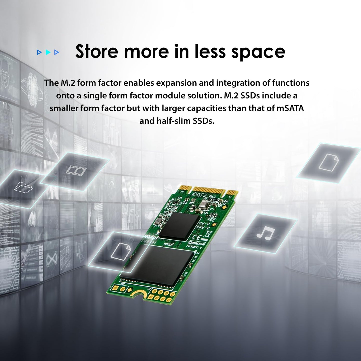Transcend 3D TLC NAND with SSD M. 2 2242 Sata III (TS-MTS420S)