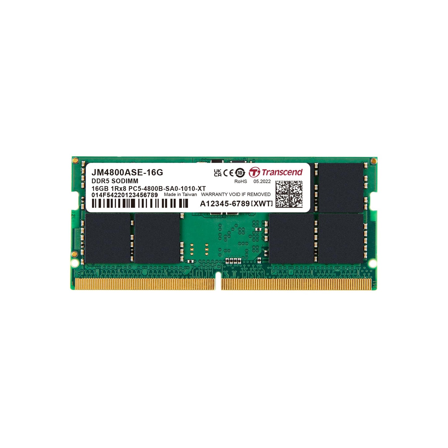 Transcend SO-DIMM Memory Module DDR5 4800MHz - JM4800ASE