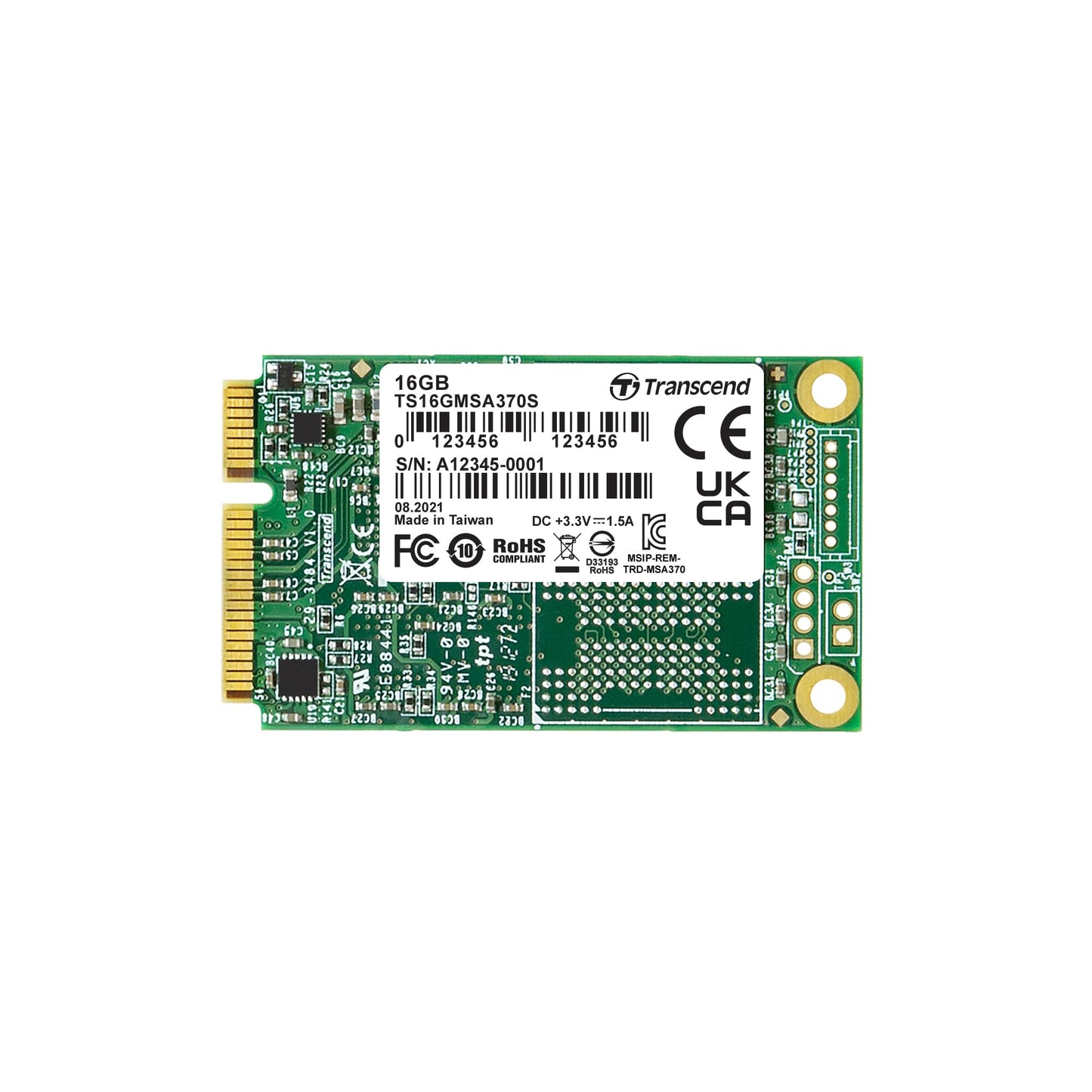 Transcend SATA III 6Gb/s mSATA SSD 370S Solid State Drive (TS-MSA370S)