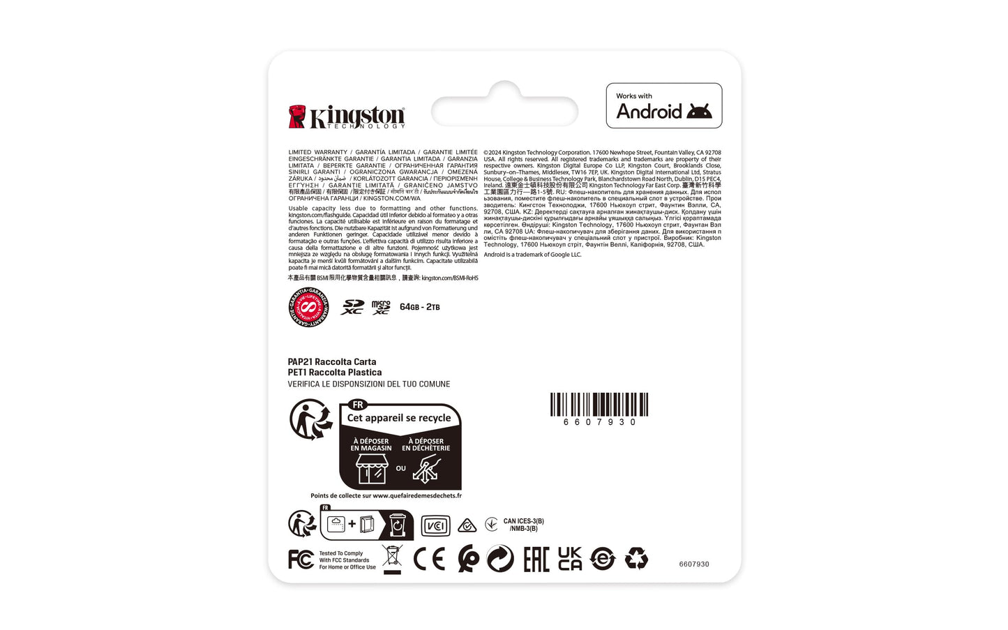 Kingston Canvas Select Plus SD Card Up to 100MB/s Class 10, UHS-I, U1, V10 (SDS3)