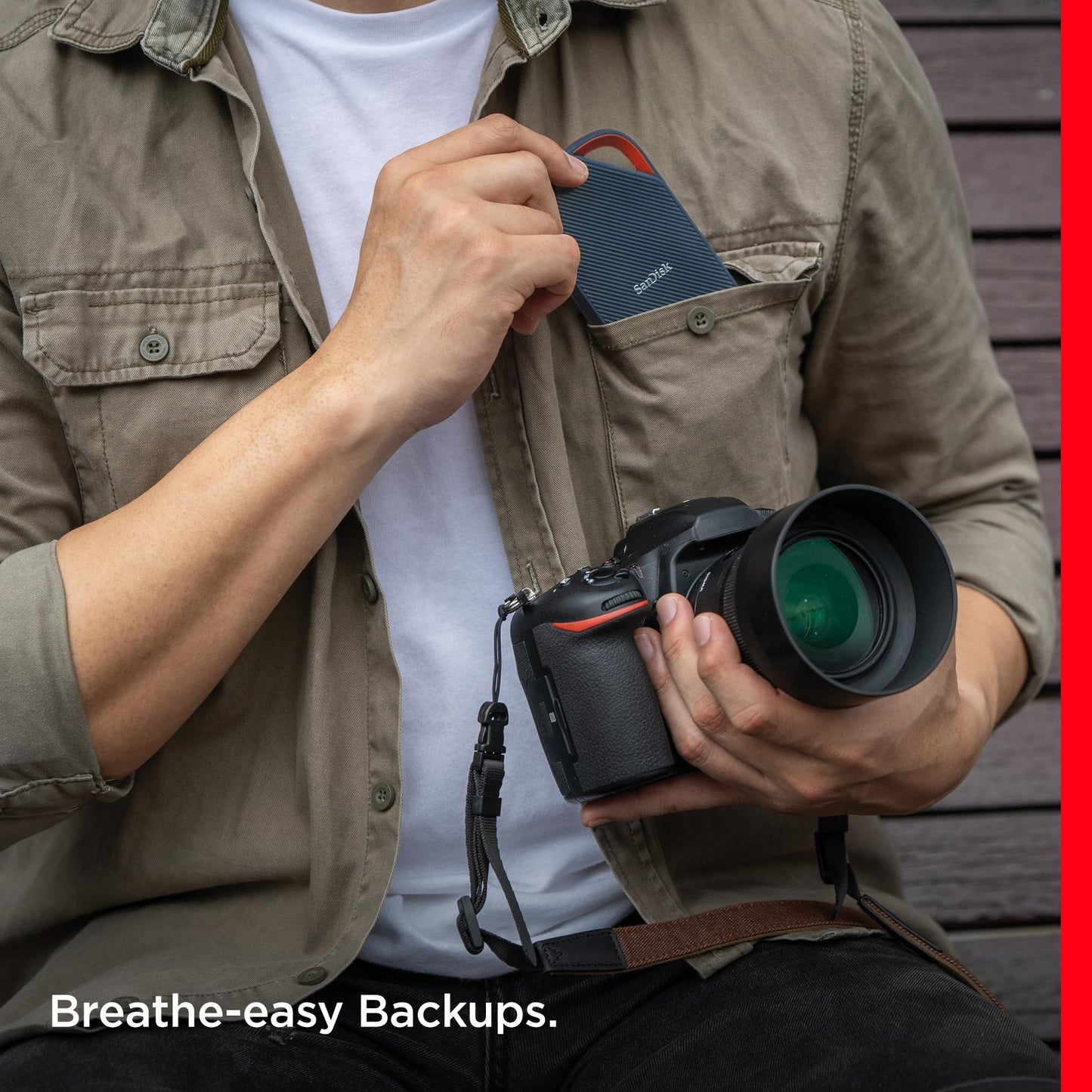 SanDisk Extreme PRO Portable SSD with USB4, Up to 3800 MB/s Read and 3700MB/s Write, USB-C, USB 3.2, Backwards Compatible, IP65 Water and Dust Resistance (SDSSDE82-G25)