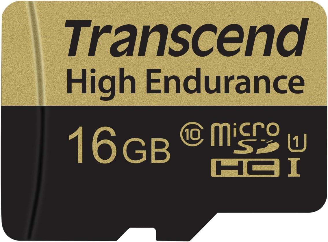 Transcend Information High Endurance microSD Card with Adapter (TS-GUSDHC10V)