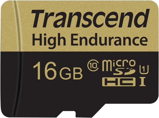 Transcend Information High Endurance microSD Card with Adapter (TS-GUSDHC10V)