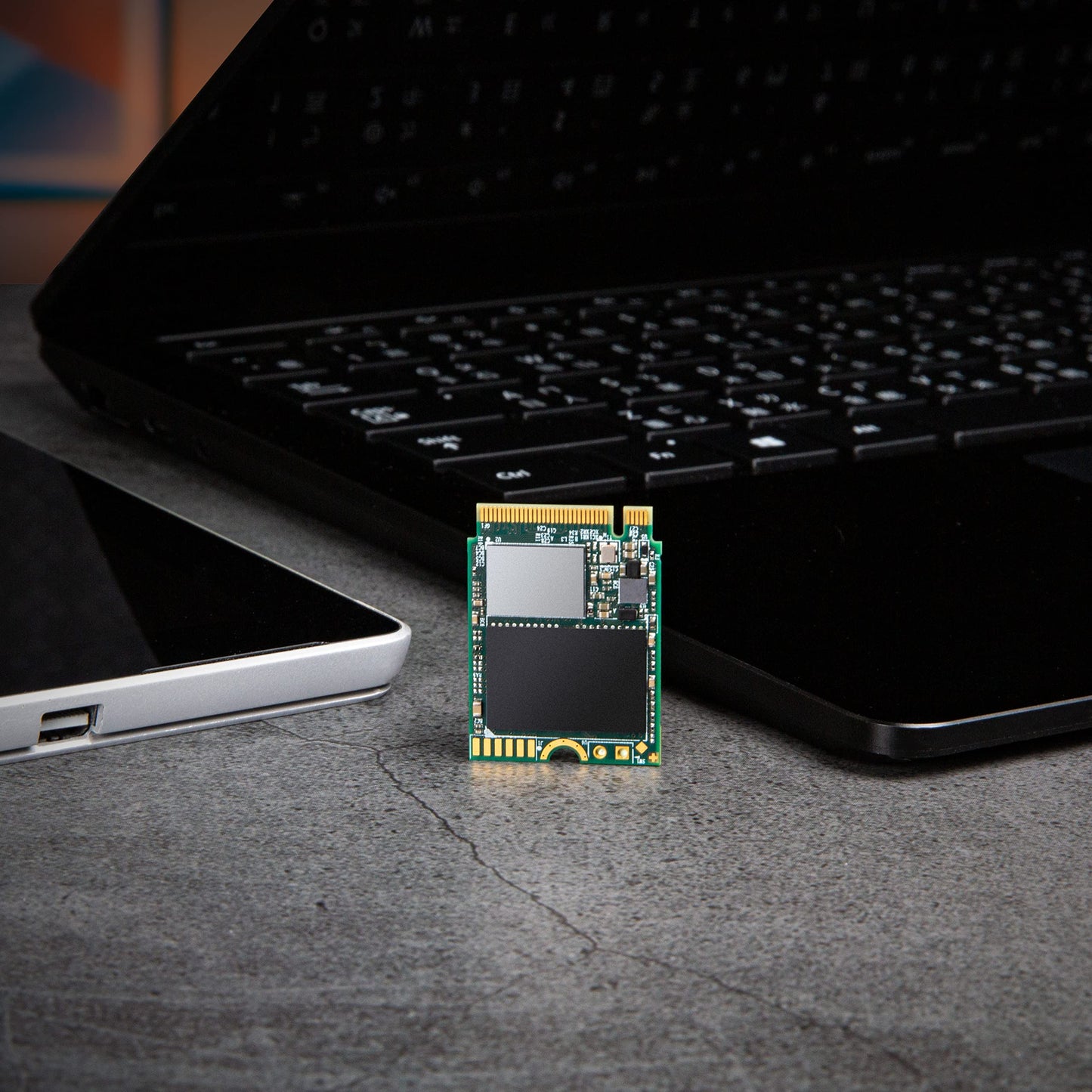 Transcend M.2 PCIe Gen3x4 2230 NVMe Internal SSD with Speeds up to 2,000MB/s (TS-MTE300S)