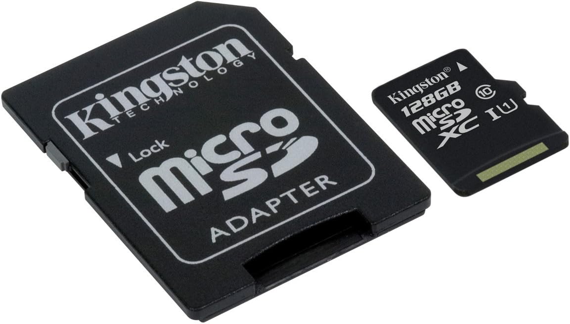 Kingston Digital Select microSDHC Class 10 UHS-I 80MB/s R 10MB/s W Flash Memory Card with Adapter (SDCS)