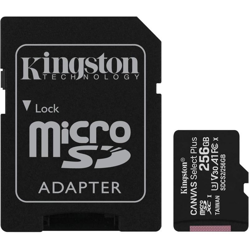 Kingston micSDHC Canvas Select Plus 100R A1 C10 Card + ADP (SDCS2)