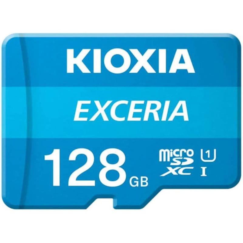 Kioxia microSD Exceria Flash Memory Card U1 R100 C10 Full HD Read 100MB/s (LMEX1L)