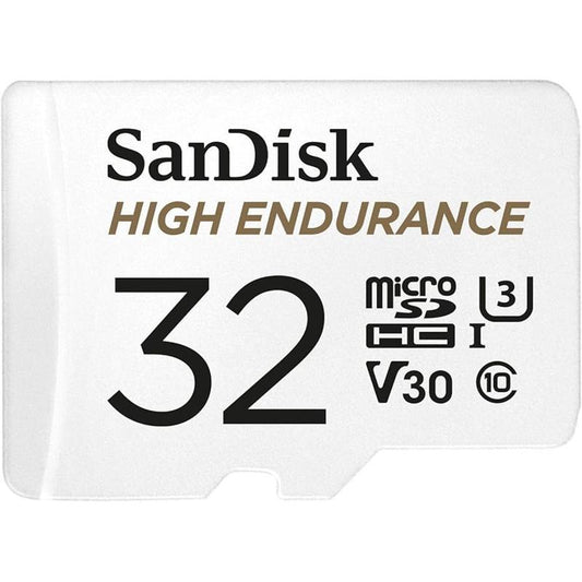 SanDisk High Endurance Video Monitoring Card with Adapter 32GB (SDSDQQ-032G-G46A)