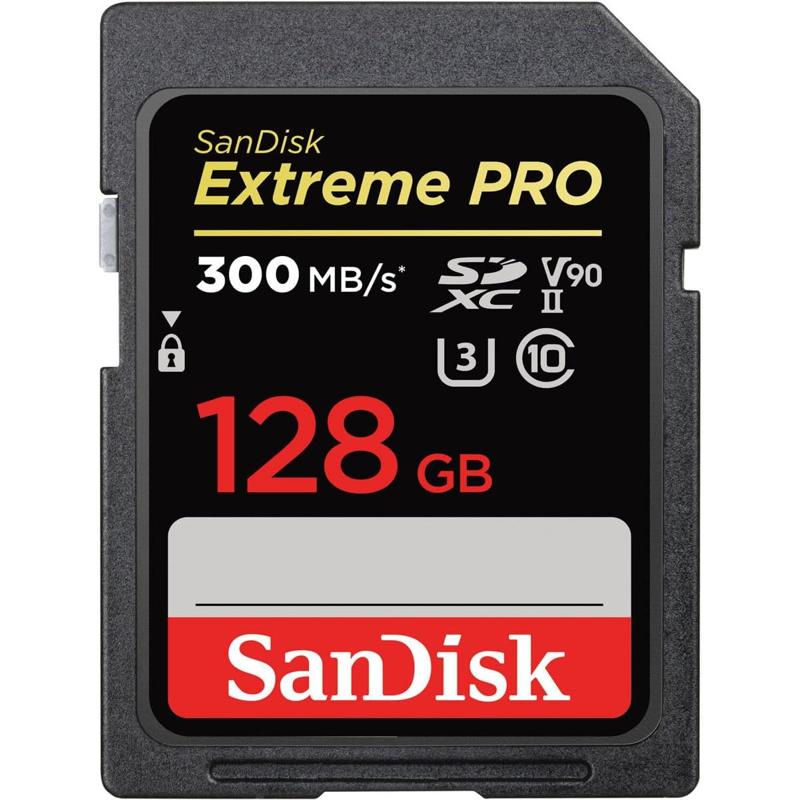 SanDisk Extreme PRO SDXC UHS-II Memory Card - C10, U3, V90, 8K, 4K, Full HD Video, SD Card - SDSDXDK-GN4IN