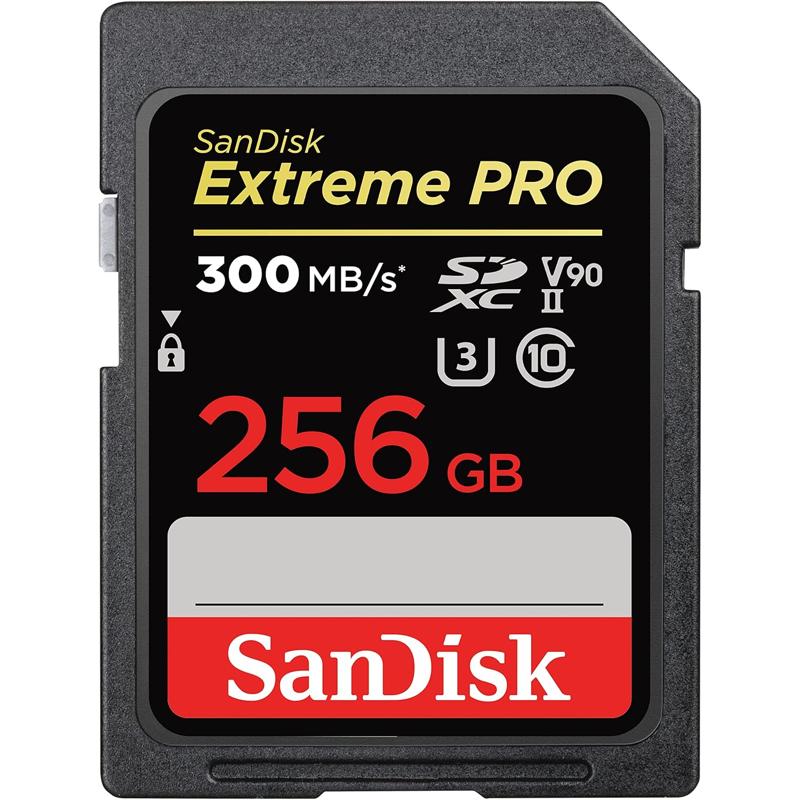 SanDisk Extreme PRO SDXC UHS-II Memory Card - C10, U3, V90, 8K, 4K, Full HD Video, SD Card - SDSDXDK-GN4IN