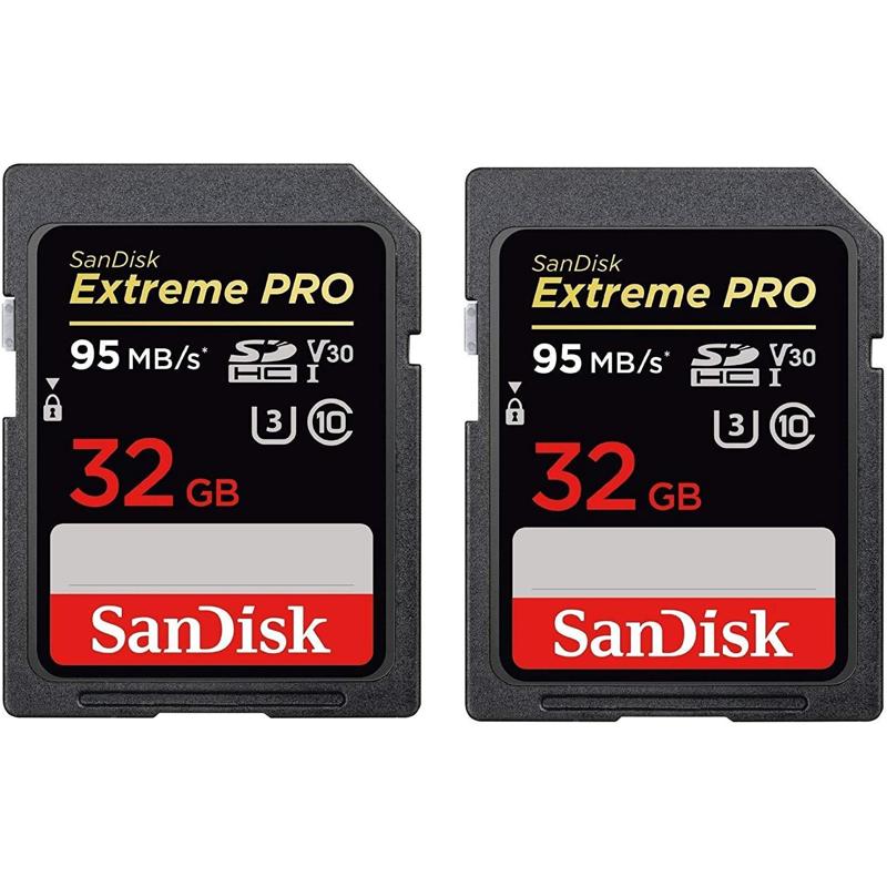 SanDisk Extreme PRO SDXC UHS-I Card - C10, U3, V30, 4K UHD, SD Card - SDSDXXG-GN4IN