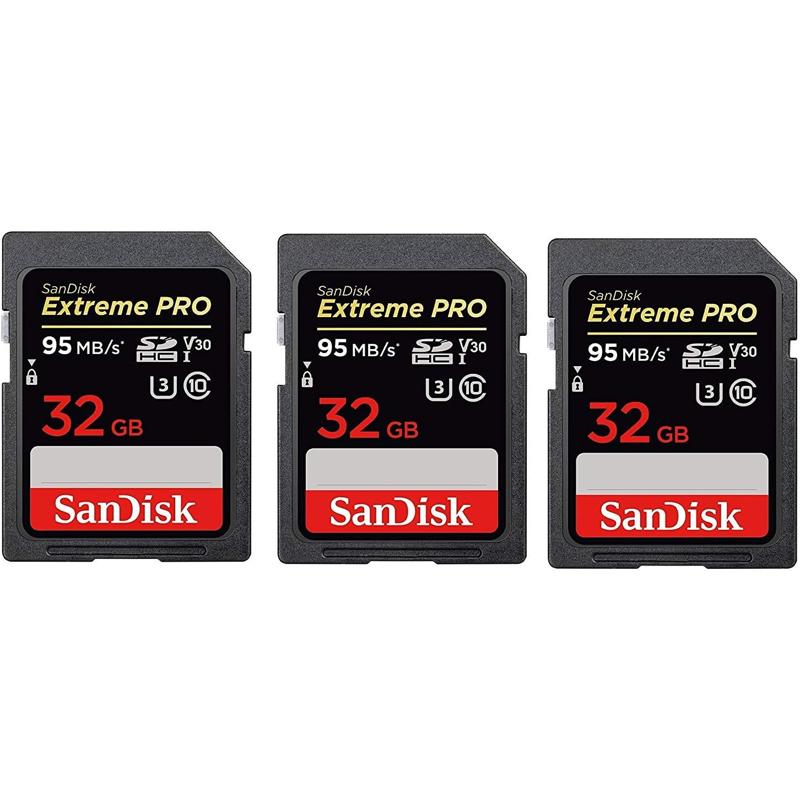 SanDisk Extreme PRO SDXC UHS-I Card - C10, U3, V30, 4K UHD, SD Card - SDSDXXG-GN4IN