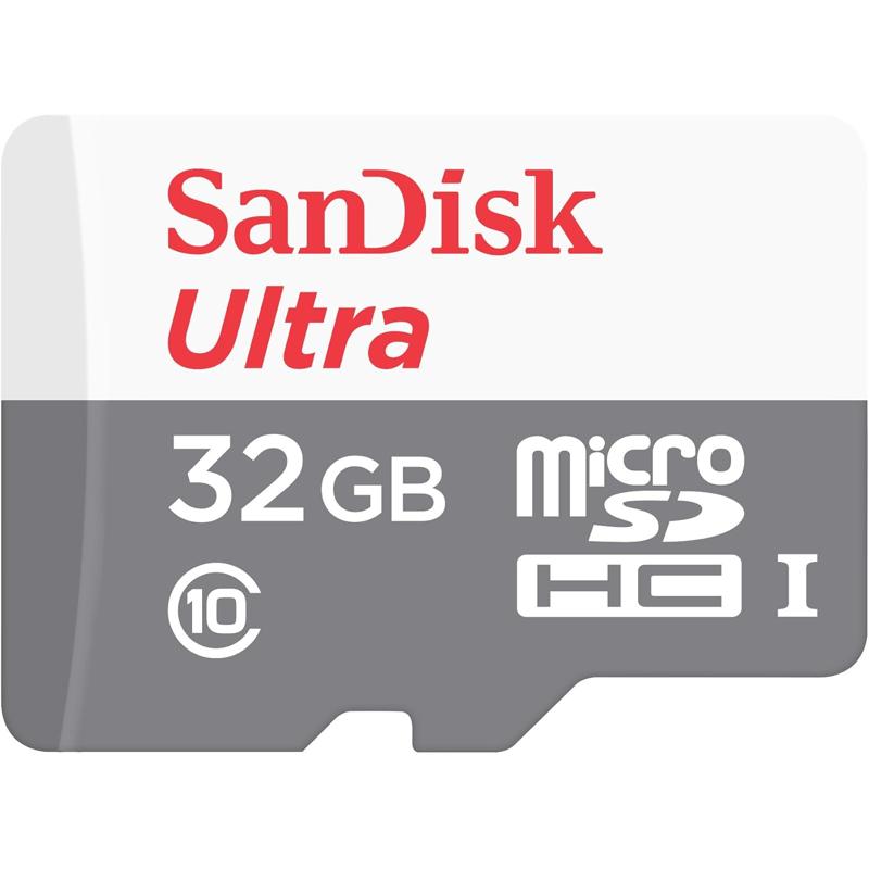 SanDisk Ultra 80MB/s UHS-I Class 10 microSDHC Card - SDSQUNS-GN3MN