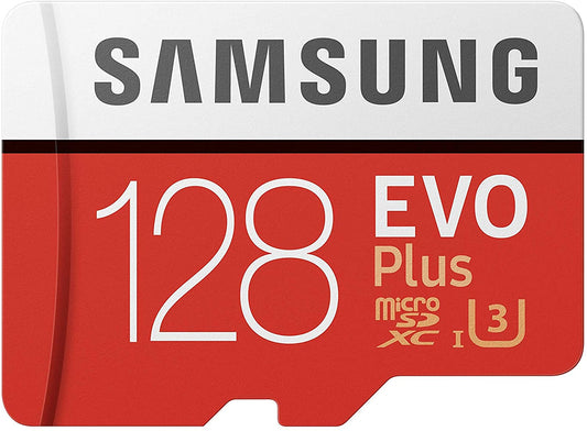 Samsung Evo Plus 128GB Micro SD sdxc Class 10 Memory Card U3 100MB/S (MB-MC128HA APC)