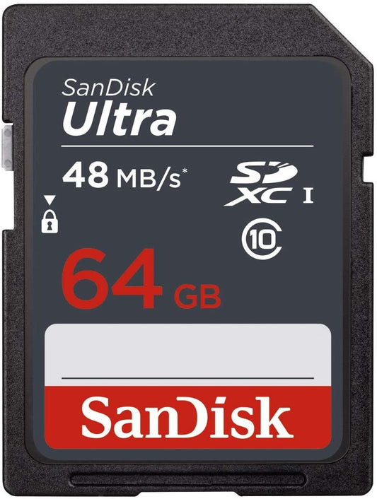 SanDisk Ultra 64GB sdxc UHS-I Class 10 48MB's Memory Card